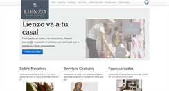Desktop Screenshot of lienzovaatucasa.com